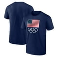 thumbnail image 1 of Men's  Navy Team USA 2024 Olympics Primary Logo T-Shirt, 1 of 3