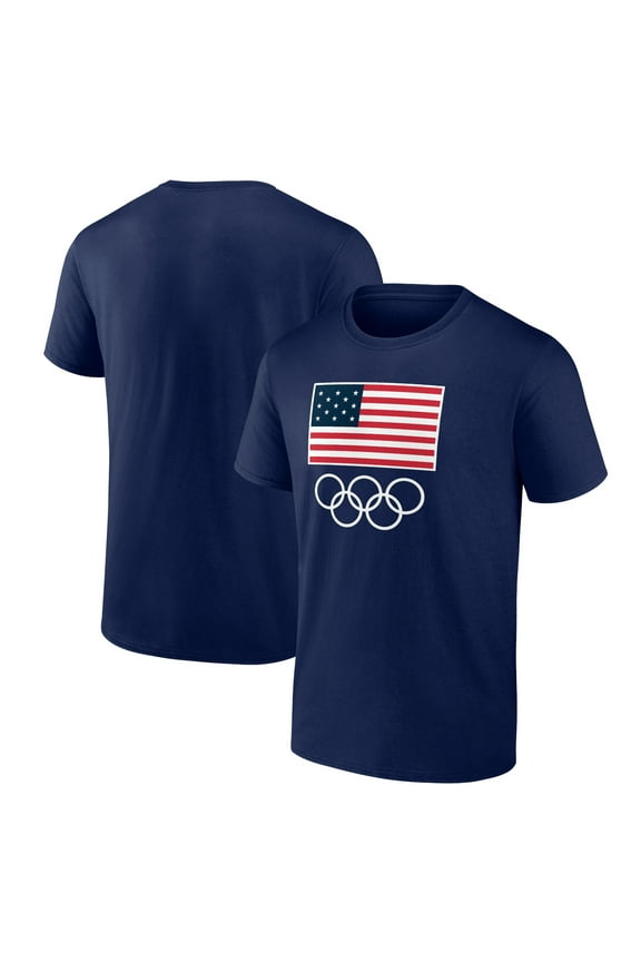 Men's  Navy Team USA 2024 Olympics Primary Logo T-Shirt