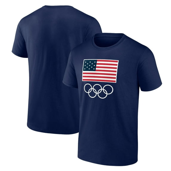 Men's Navy Team USA 2024 Olympics Primary Logo T-Shirt