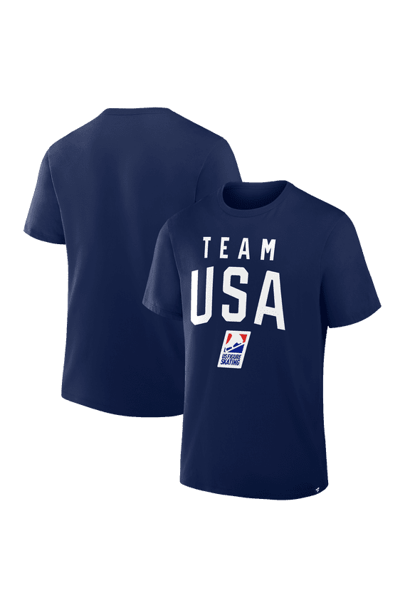 Men's Navy Team USA Prime Figure Skating Legacy T-Shirt
