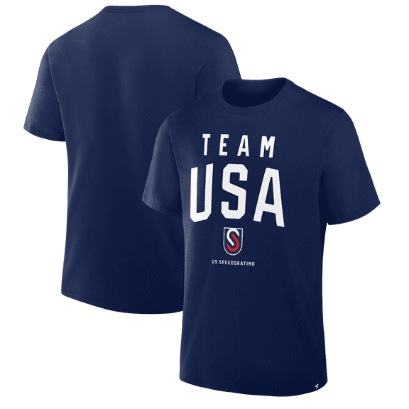 Men's Navy Team USA Prime Speedskating Legacy T-Shirt
