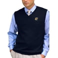 thumbnail image 1 of Men's Navy Tennessee Chattanooga Mocs Milano Knit Sweater Vest, 1 of 1