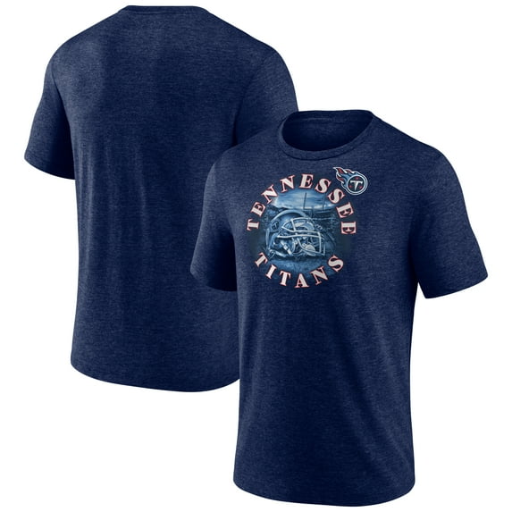 Men's Navy Tennessee Titans Sporting Chance Tri-Blend T-Shirt