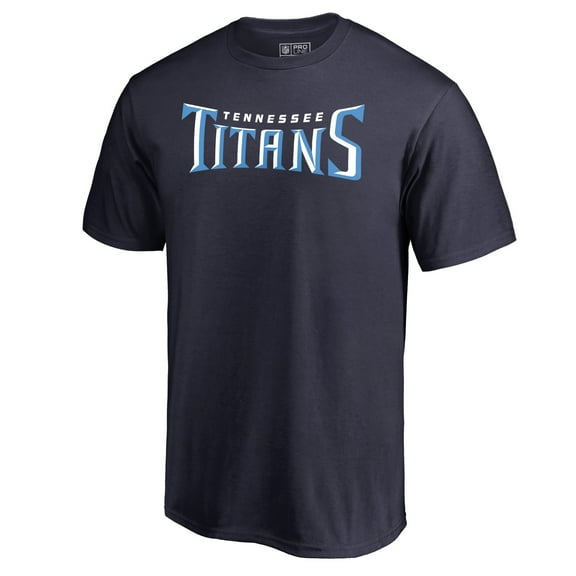 Men's Navy Tennessee Titans Wordmark T-Shirt