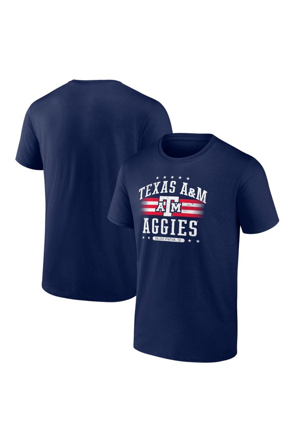 Men's Navy Texas A&M Aggies Americana Team T-Shirt