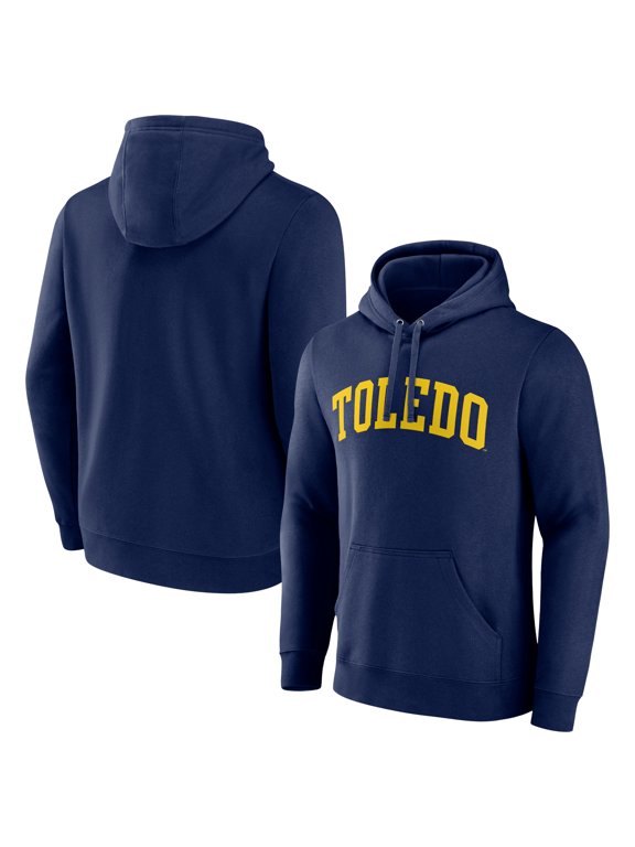 Men's Navy Toledo Rockets Basic Arch Pullover Hoodie