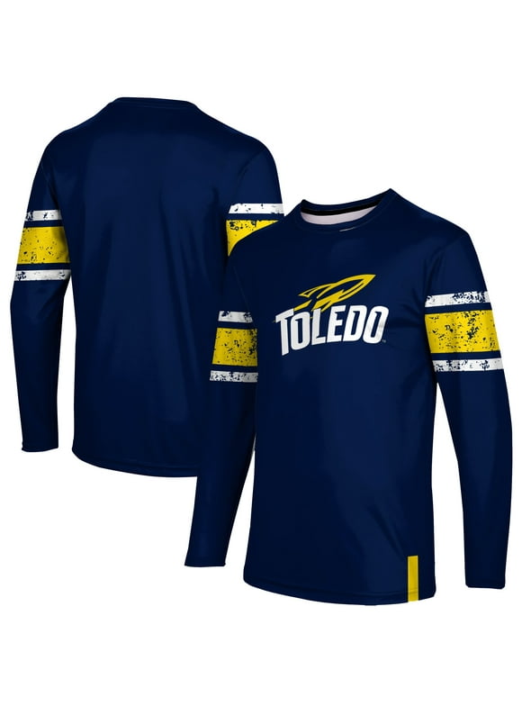 Men's Navy Toledo Rockets Long Sleeve T-Shirt
