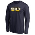 thumbnail image 1 of Men's Navy Toledo Rockets Team Strong Long Sleeve T-Shirt, 1 of 2