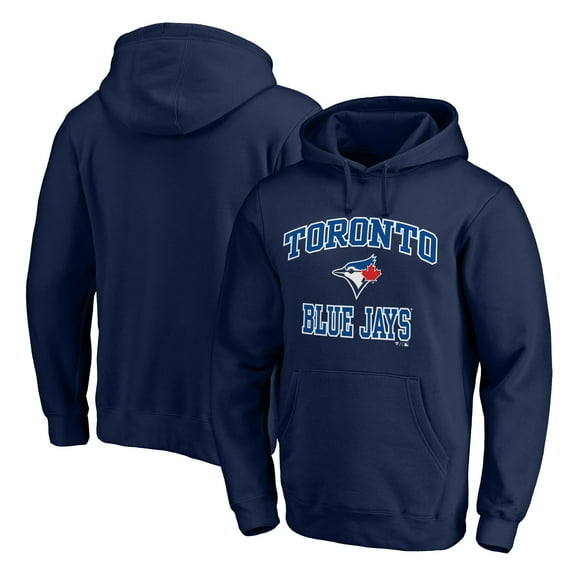 Men's Navy Toronto Blue Jays Heart & Soul Pullover Hoodie