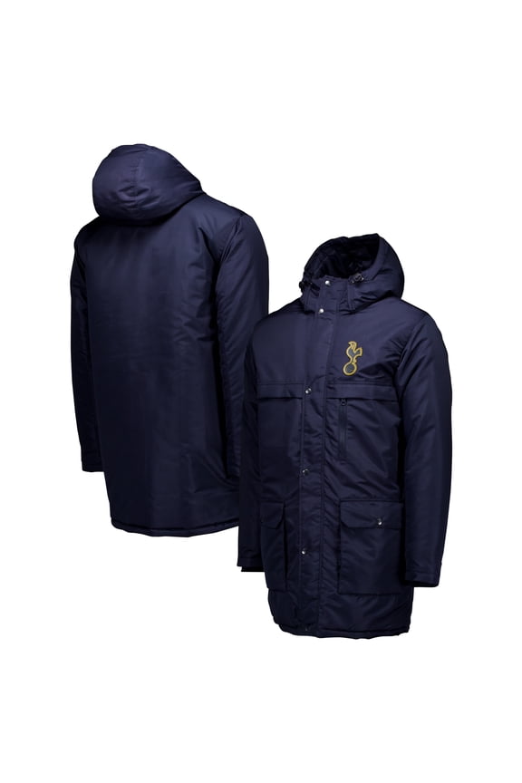 Men's Navy Tottenham Hotspur Winter Field Park Full-Zip Hoodie Jacket