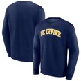 thumbnail image 1 of Men's Navy UC Irvine Anteaters Short Name Fleece Pullover Sweatshirt, 1 of 3
