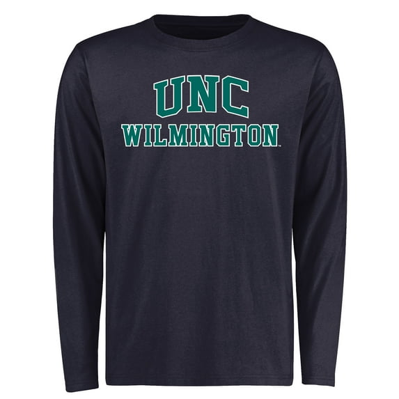 Men's Navy UNC Wilmington Seahawks Everyday Long Sleeve T-Shirt