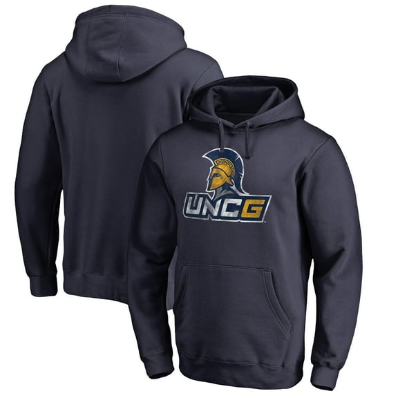 Men's Navy UNCG Spartans Classic Primary Pullover Hoodie
