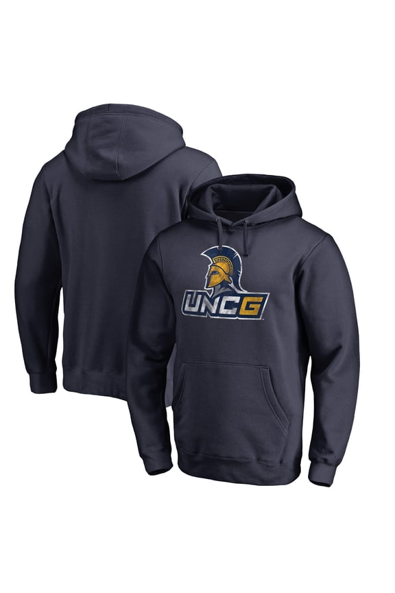 Men's Navy UNCG Spartans Classic Primary Pullover Hoodie