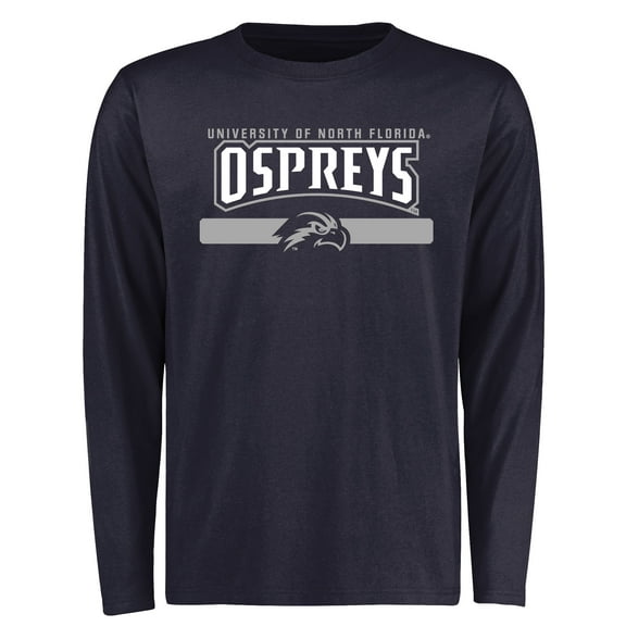 Men's Navy UNF Ospreys Team Strong Long Sleeve T-Shirt