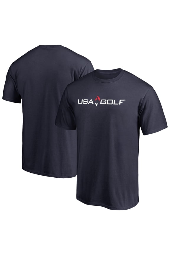 Men's Navy USA Golf Primary Logo T-Shirt