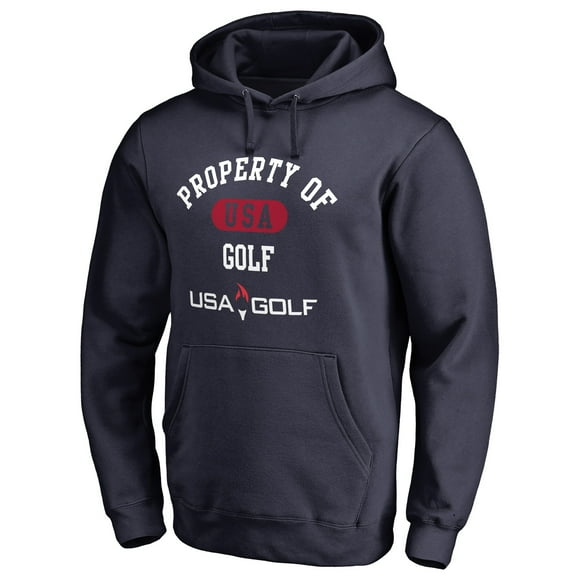 Men's Navy USA Golf Property Of Pullover Hoodie