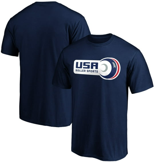Men's Navy USA Roller Sports Primary Logo T-Shirt