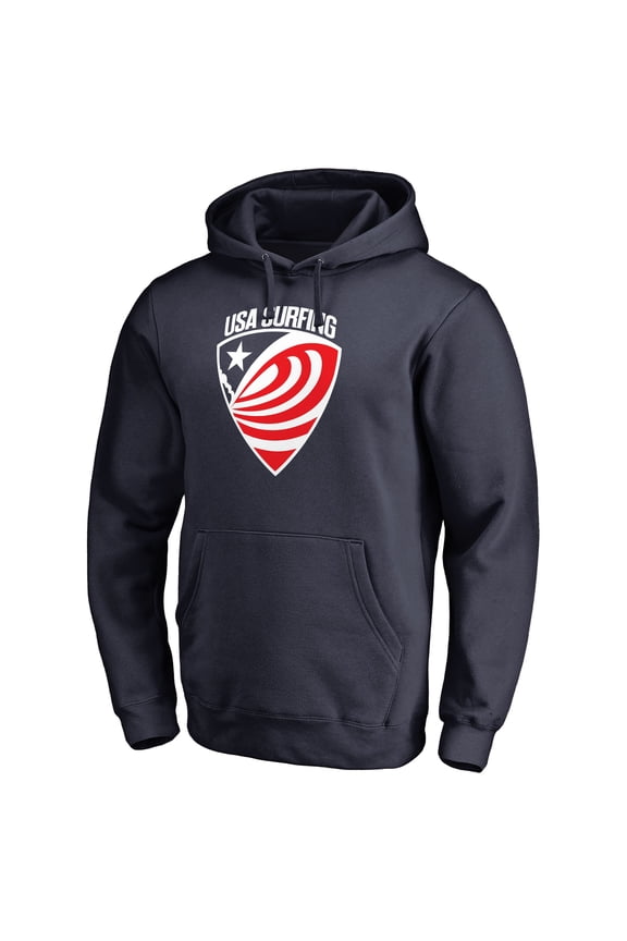 Men's Navy USA Surfing Primary Logo Pullover Hoodie
