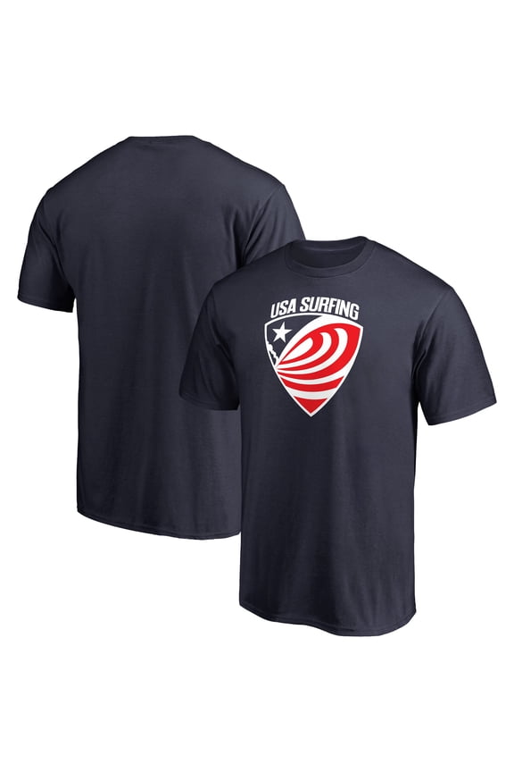 Men's Navy USA Surfing Primary Logo T-Shirt
