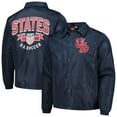 thumbnail image 1 of Men's Navy USMNT Full-Snap Coaches Jacket, 1 of 3