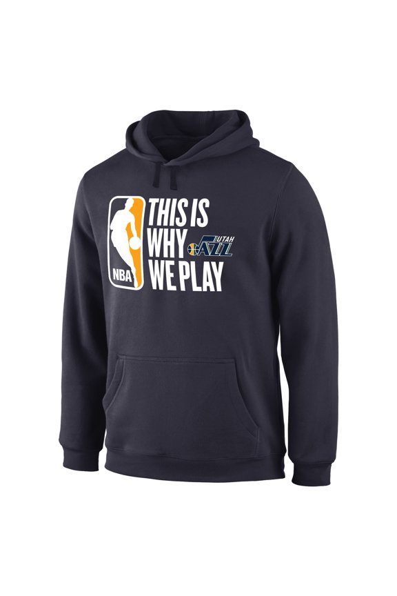 Men's Navy Utah Jazz This Is Why We Play Pullover Hoodie