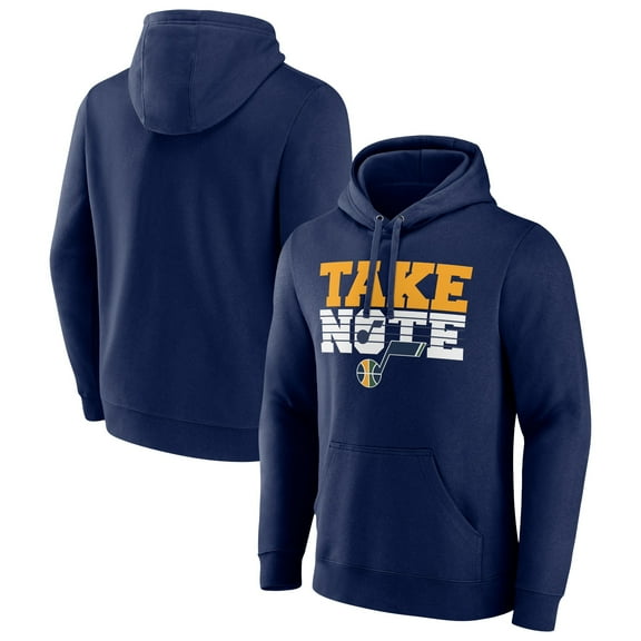 Men's Navy Utah Jazz Tip-Off Pullover Hoodie