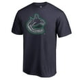 thumbnail image 1 of Men's Navy Vancouver Canucks Static Logo T-Shirt, 1 of 3