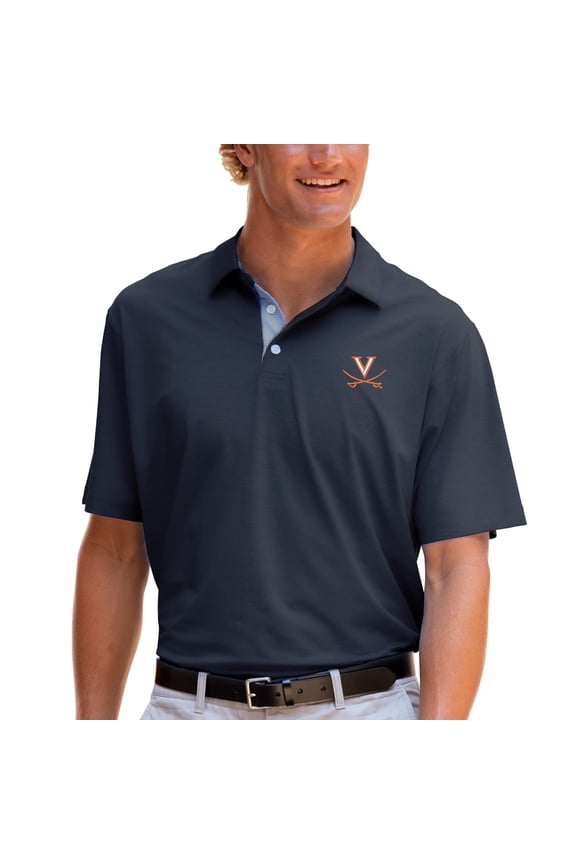Men's Navy Virginia Cavaliers Pro Signature Polo