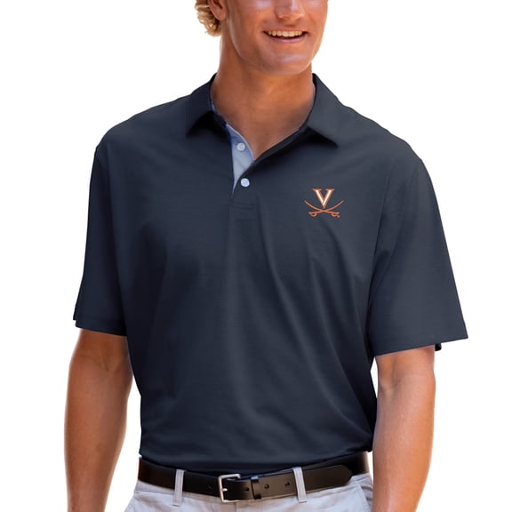 Men's Navy Virginia Cavaliers Pro Signature Polo
