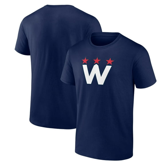 Men's Navy Washington Capitals Alternate Team Logo T-Shirt