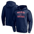 thumbnail image 1 of Men's Navy Washington Capitals Victory Arch Pullover Hoodie, 1 of 3