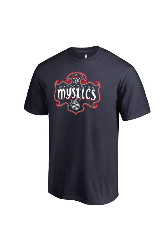 Men's Navy Washington Mystics Primary Logo T-Shirt