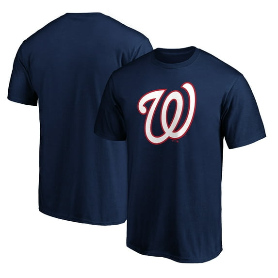 Men's Fanatics Navy Washington Nationals Official Logo T-Shirt