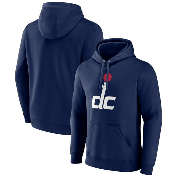 Men's Navy Washington Wizards Alternate Logo Pullover Hoodie
