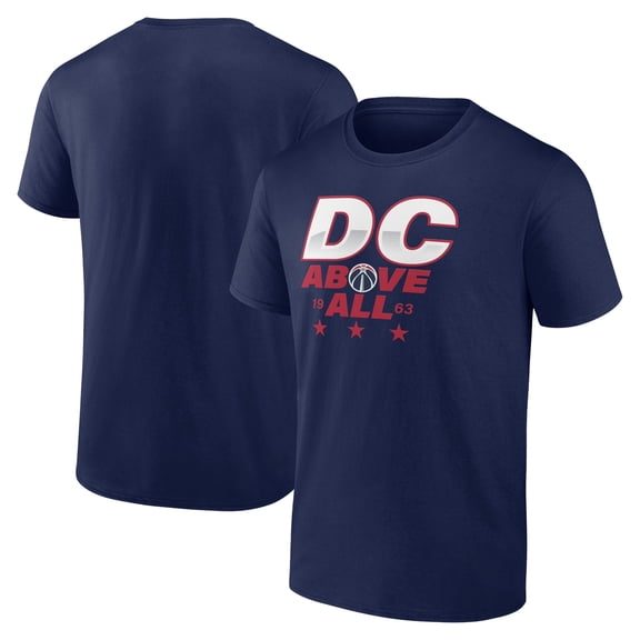 Men's Navy Washington Wizards Announcer T-Shirt