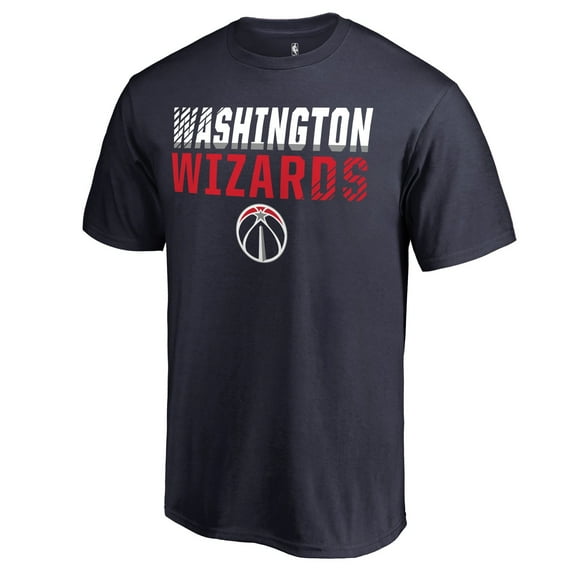 Men's Navy Washington Wizards Fade Out T-Shirt