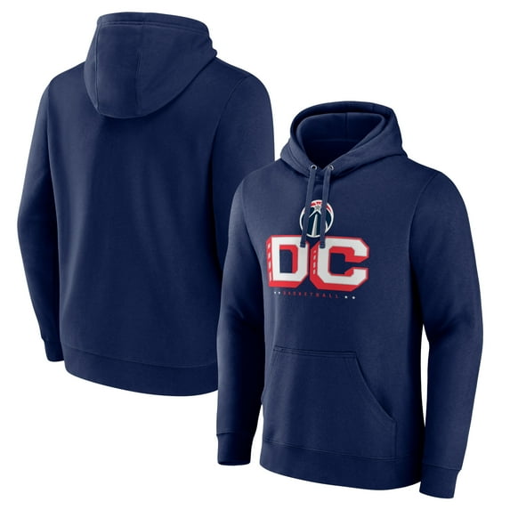 Men's Navy Washington Wizards Pick & Roll Coverage Pullover Hoodie