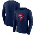 thumbnail image 1 of Men's Navy Washington Wizards Tip-Off Long Sleeve T-Shirt, 1 of 3