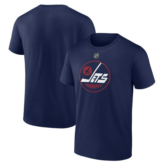 Men's Navy Winnipeg Jets Alternate Logo T-Shirt
