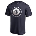 thumbnail image 1 of Men's Navy Winnipeg Jets Gradient Logo T-Shirt, 1 of 4