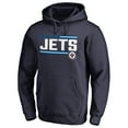 thumbnail image 1 of Men's Navy Winnipeg Jets Iconic Collection On Side Stripe Pullover Hoodie, 1 of 3