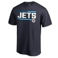 thumbnail image 1 of Men's Navy Winnipeg Jets Iconic Collection On Side Stripe T-Shirt, 1 of 3