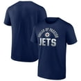 thumbnail image 1 of Men's Navy Winnipeg Jets Open Net T-Shirt, 1 of 3