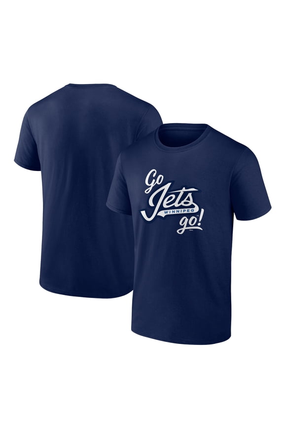 Men's Navy Winnipeg Jets Represent T-Shirt