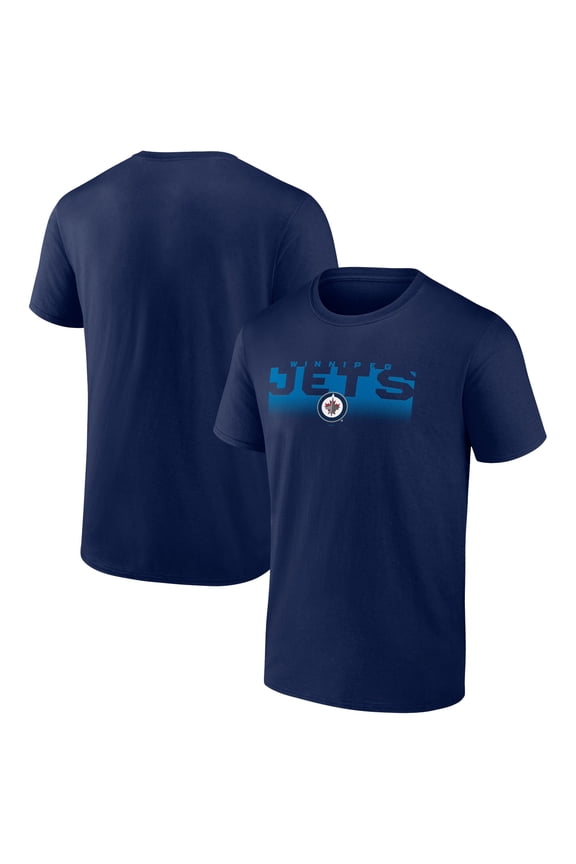 Men's Navy Winnipeg Jets Solid Formation T-Shirt