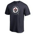 thumbnail image 1 of Men's Navy Winnipeg Jets Splatter Logo T-Shirt, 1 of 4