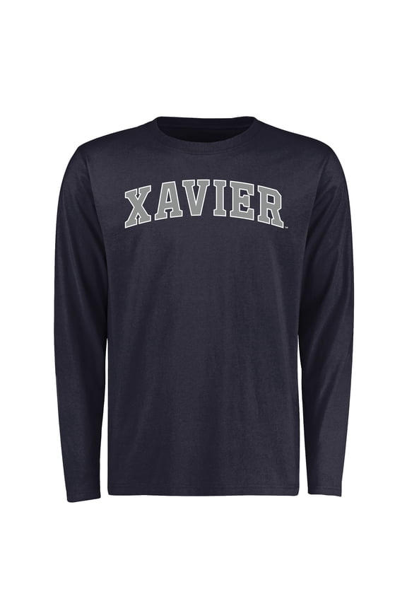 Men's Navy Xavier Musketeers Everyday Long Sleeve T-Shirt