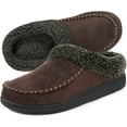 thumbnail image 1 of Men's Nealon Moccasin Clog Slipper, Slip on Indoor/Outdoor House Shoes, 1 of 11