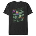 thumbnail image 1 of Men's Nerf Gradient Glitch Graphic Tee Black Large, 1 of 5
